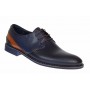 Pantofi barbati casual din piele naturala bleumarin SIR142BL